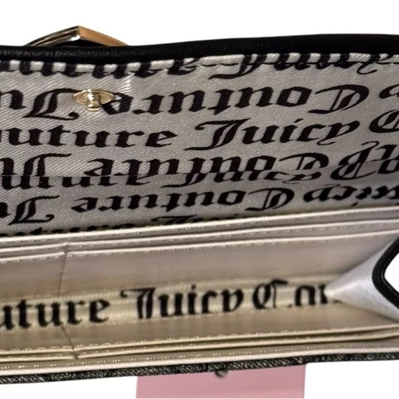 NWT Juicy Couture Long Wallet Clutch In Licorice W/Discounted Shipping - Picture 4 of 7